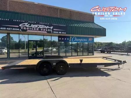 New #157781 2027 LAMAR CE 22 X 83 TANDEM AXLE 7K WOOD FLOOR CAR HAULER