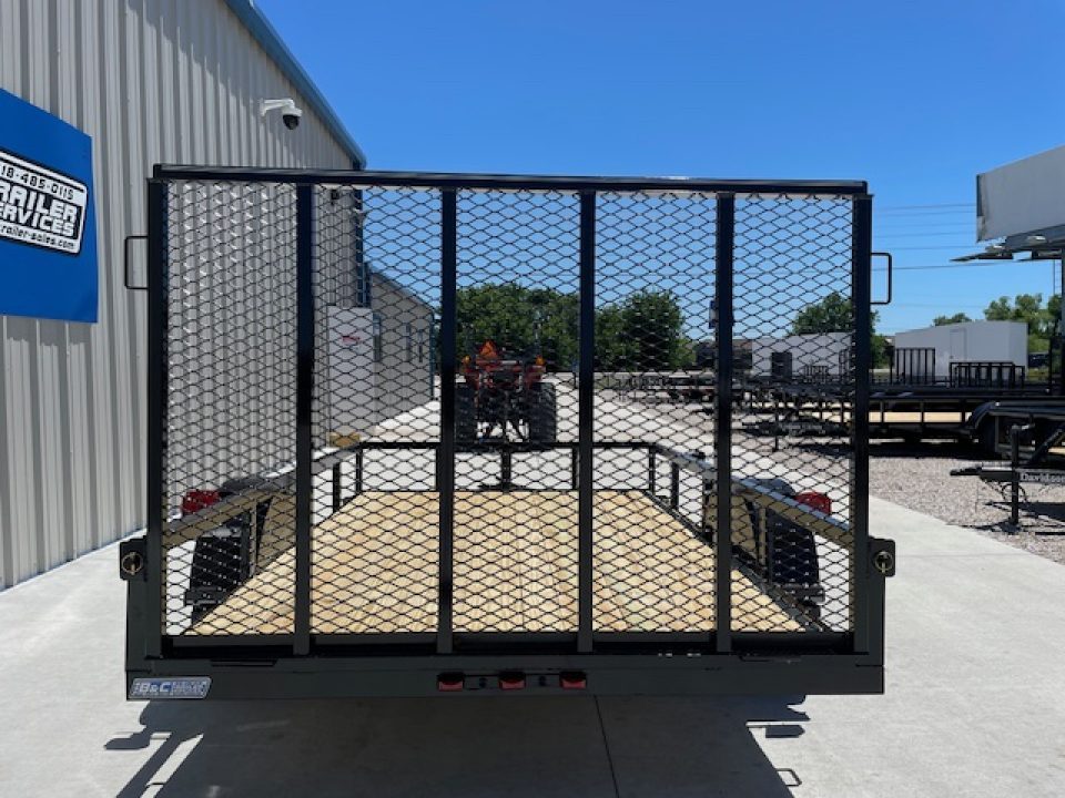 New 2026 DAVIDSON 77X10 ANGLE TOP 3500lb SINGLE AXLE UTILITY W/4' GATE