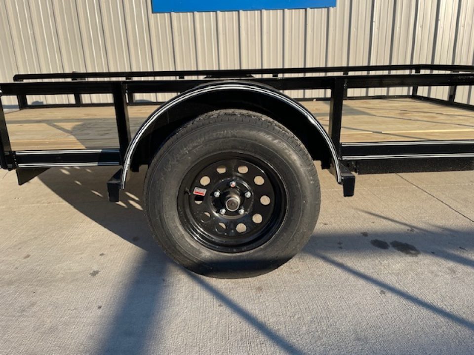 New 2026 DAVIDSON 77X12 ANGLE TOP TILT WOOD BED UTILITY TRAILER