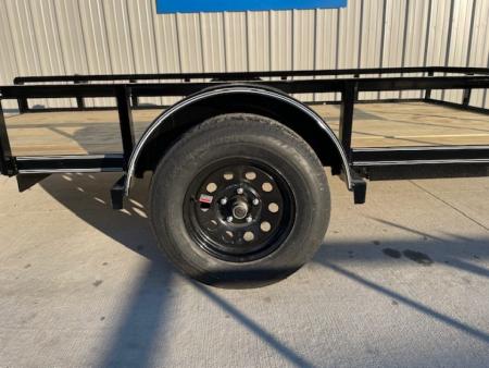 New 2026 DAVIDSON 77X12 ANGLE TOP TILT WOOD BED UTILITY TRAILER