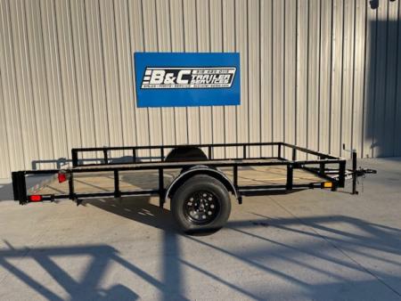 New 2026 DAVIDSON 77X12 ANGLE TOP TILT WOOD BED UTILITY TRAILER