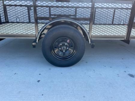 New 2026 DAVIDSON 77X14 UTILITY , 3500lb AXLE W/24" EXPANDED METAL WALLS, 4' GATE