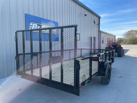 New 2026 DAVIDSON 77X14 UTILITY , 3500lb AXLE W/24" EXPANDED METAL WALLS, 4' GATE