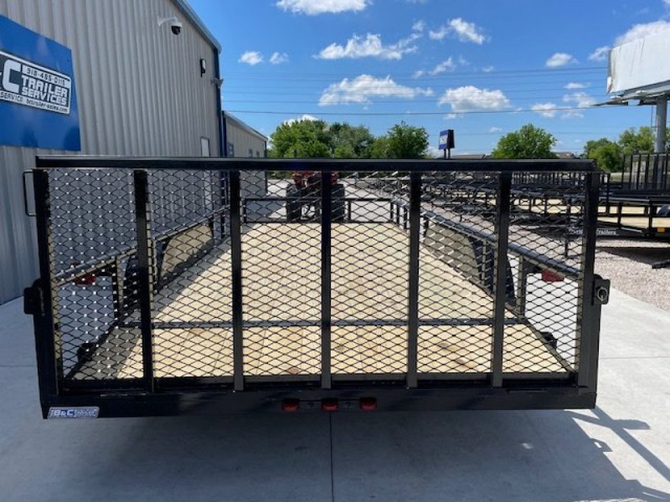 New 2026 DAVIDSON 83X18 TANDEM (2)AXLE PIPE TOP UTILITY W/36" GATE, DOVETAIL