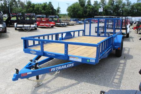 New 2027 PJ Trailers U7 77x14 Utility Trailer