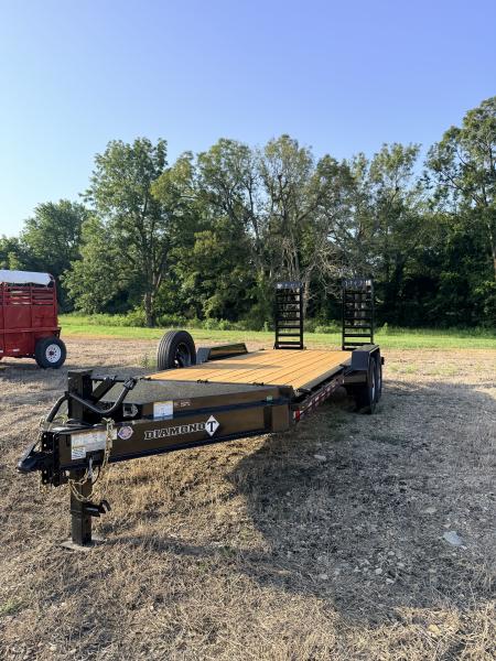 New 2026 Diamond T 83 in x 20 ft Bumper Pull Heavy Duty Skid Pro 1608 Equipment Trailer