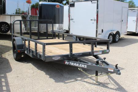 New 2027 PJ Trailers 77  x 12' U7 Utility Trailer