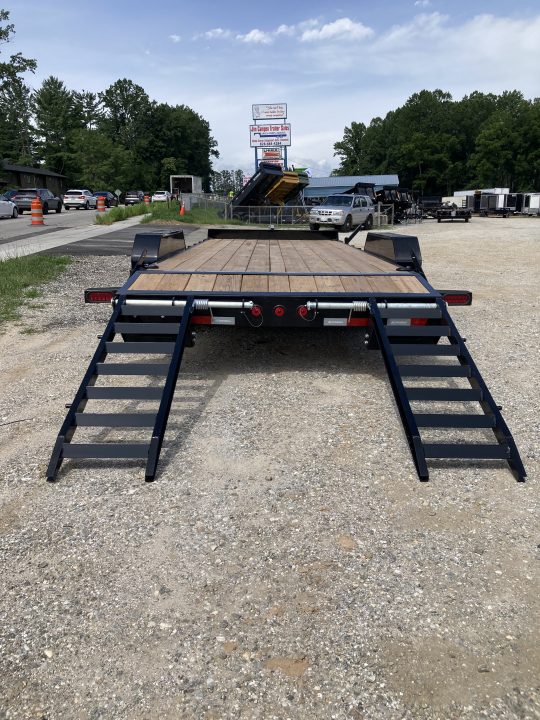 New 2027 Iron Bull ETB8320072 Equipment Trailer / 83"X20' (18' FLAT 2' DOVETAIL) / 2-7,000# AXLES / 235/80R16" 10 PLY TIRE AND WHEEL / STAND UP RAMPS
