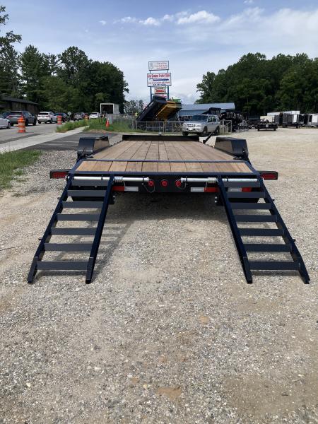 New 2027 Iron Bull ETB8320072 Equipment Trailer / 83"X20' (18' FLAT 2' DOVETAIL) / 2-7,000# AXLES / 235/80R16" 10 PLY TIRE AND WHEEL / STAND UP RAMPS