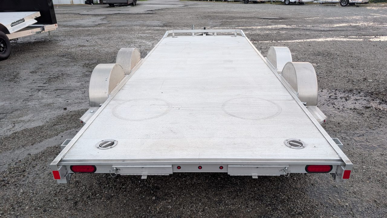 New 2024 Aluma 6'10" x 18' Utility Trailer w/ Dove Tail & Underbody Ramps (FACTORY LEFTOVER PRICING!!!)