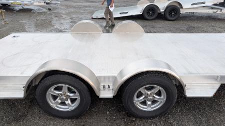 New 2024 Aluma 6'10" x 18' Utility Trailer w/ Dove Tail & Underbody Ramps (FACTORY LEFTOVER PRICING!!!)