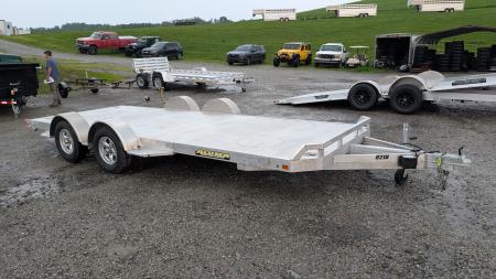 New 2024 Aluma 6'10" x 18' Utility Trailer w/ Dove Tail & Underbody Ramps (FACTORY LEFTOVER PRICING!!!)