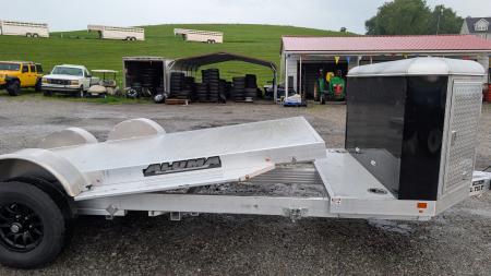 New 2027 Aluma 20' (20" Stationary + 20' Tilt) HD XL Executive Tilt Car Hauler w/ Cargo Box (SCRATCH & DENT PRICING!!!)