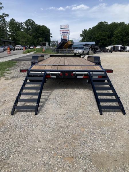 New 2027 Iron Bull ETB8320072 Equipment Trailer / 83"X20' (18' FLAT 2' DOVETAIL) / 2-7,000# AXLES / 235/80R16" 10 PLY TIRE AND WHEEL / STAND UP RAMPS