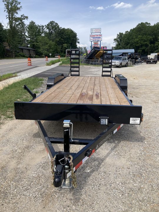 New 2027 Iron Bull ETB8320072 Equipment Trailer / 83"X20' (18' FLAT 2' DOVETAIL) / 2-7,000# AXLES / 235/80R16" 10 PLY TIRE AND WHEEL / STAND UP RAMPS