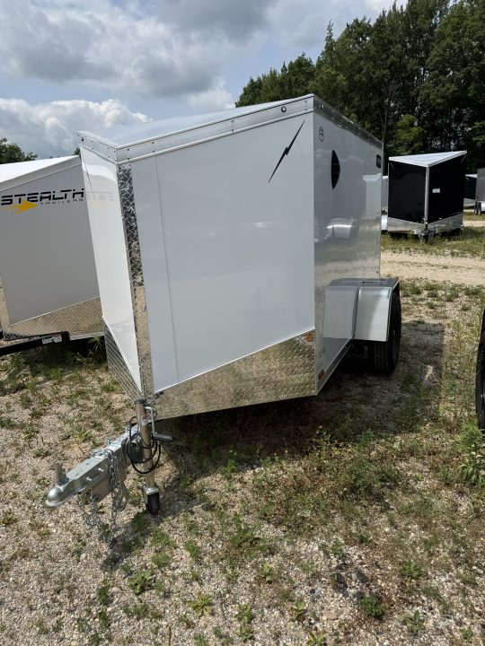 New 2026 Lightning Trailers 5X8 ALL ALUMINUM /W RAMP DOOR Cargo / Enclosed Trailer