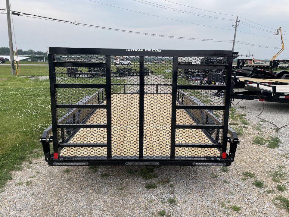 New 2026 H&H Trailers 82X16 Rail Side Utility Tandem