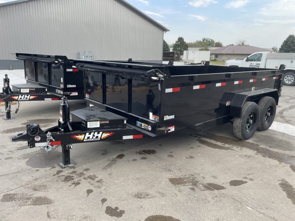New 2027 H&H Trailers 83X14 Industrial Dump Trailer