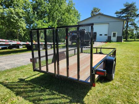 New 2025 BWISE UT3 76x12 3K Single Axle Utility Trailer