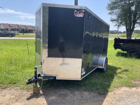 Used 2025 Quality Cargo 6 X 12 Single Axle Cargo / Enclosed Trailer