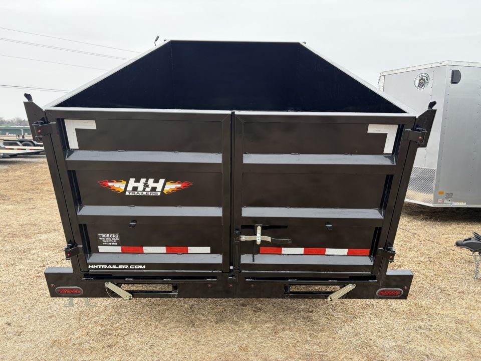New 2026 H&H Trailers 7x14 4' Side Dump Trailer