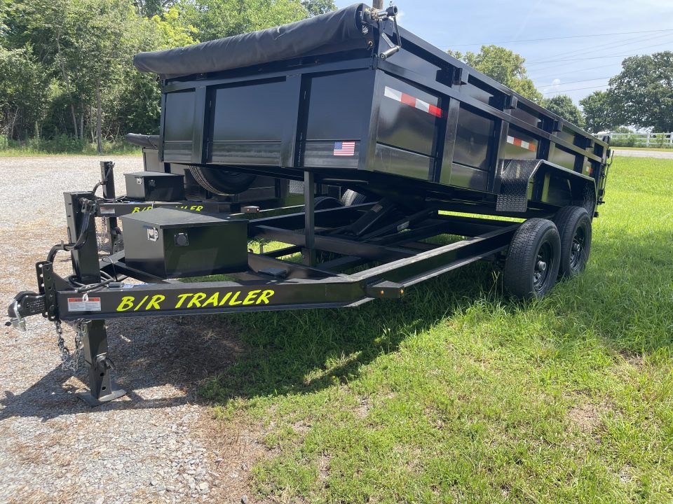 New 2026 B/R Trailers 14' 14k Dump Trailer