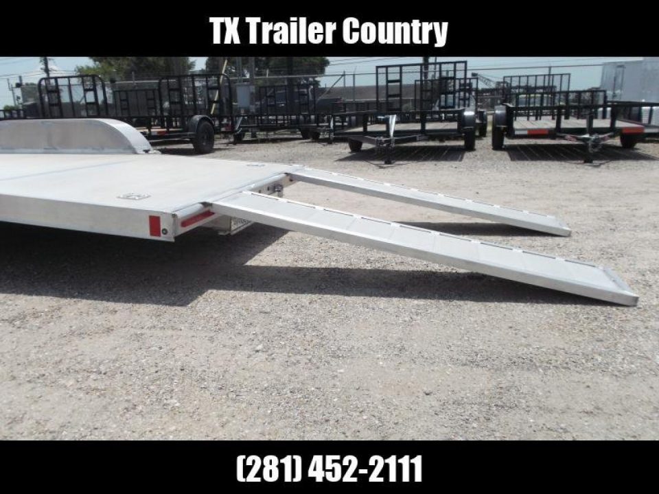 New 2026 ALCOM 18ft Mission 7K Car Hauler / ALL Aluminum / Removable Fenders / 6ft Aluminum Ramps