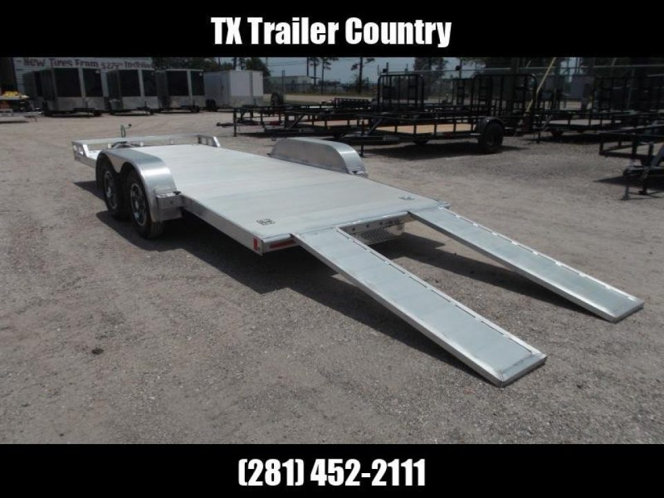 New 2026 ALCOM 18ft Mission 7K Car Hauler / ALL Aluminum / Removable Fenders / 6ft Aluminum Ramps