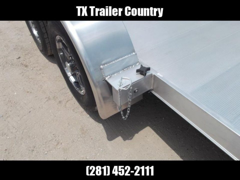 New 2026 ALCOM 18ft Mission 7K Car Hauler / ALL Aluminum / Removable Fenders / 6ft Aluminum Ramps
