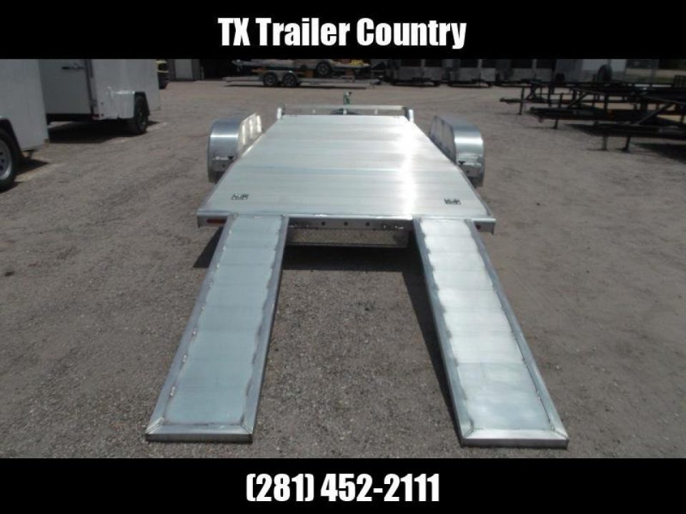 New 2026 ALCOM 18ft Mission 7K Car Hauler / ALL Aluminum / Removable Fenders / 6ft Aluminum Ramps