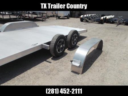 New 2026 ALCOM 18ft Mission 7K Car Hauler / ALL Aluminum / Removable Fenders / 6ft Aluminum Ramps