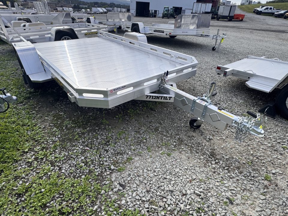 New 2027 Aluma 6'5" x 12 HD Aluminum Tilt Trailer