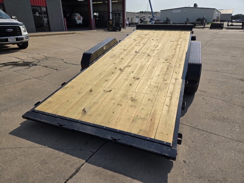 New 2027 H&H Trailers 82x18 Manual Tilt Speed Loader 10K Equipment Trailer