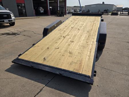 New 2027 H&H Trailers 82x18 Manual Tilt Speed Loader 10K Equipment Trailer