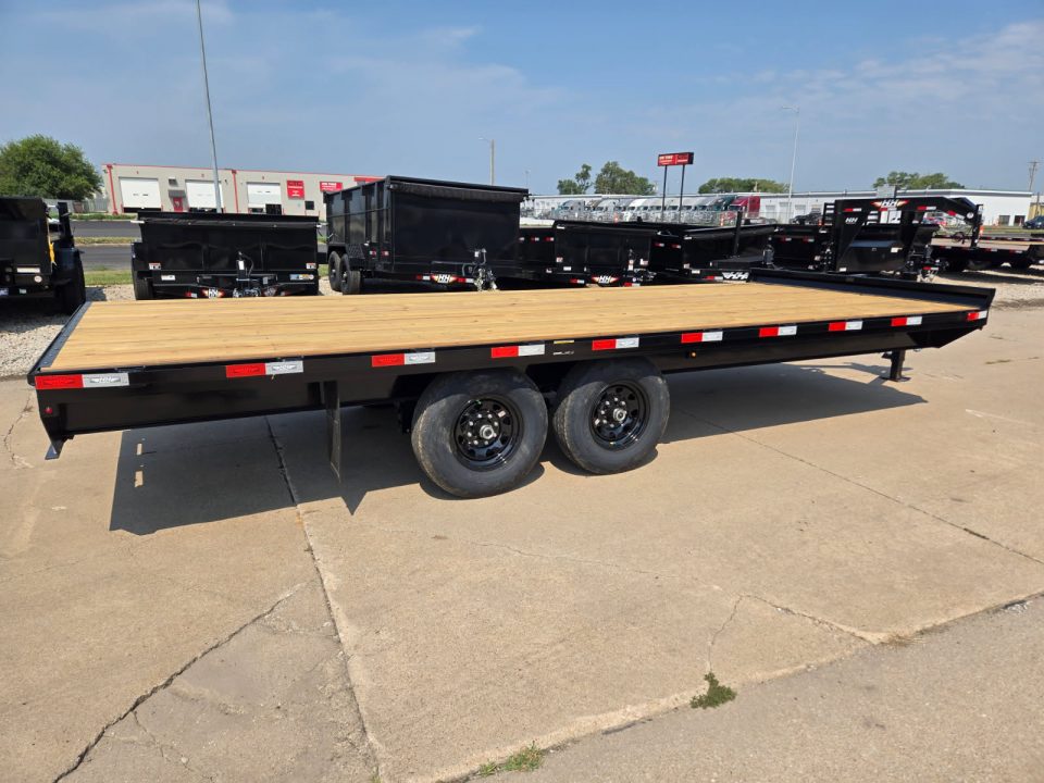 New 2027 H&H Trailers 102x20 Standard Duty Bumper Pull Deckover 14K Equipment Trailer