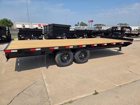 New 2027 H&H Trailers 102x20 Standard Duty Bumper Pull Deckover 14K Equipment Trailer