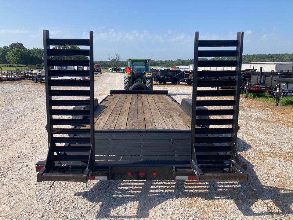 New 2022 Big Tex Trailers 83X20 TANDEM 16K EQUIPMENT W/ STAND UP RAMPS, DOVE TAIL & SPARE Equipment Trailer