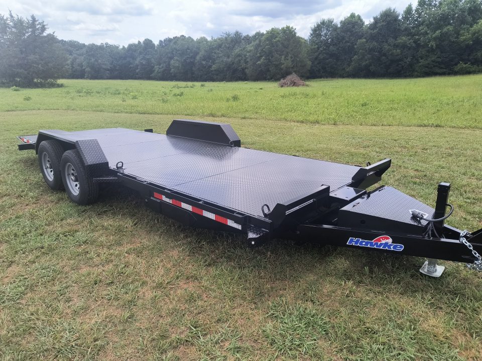 New 2026 Hawke Trailers 20' Power Tilt Equipment Trailer 10K GVWR