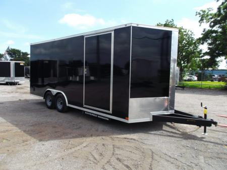 New 2026 Covered Wagon Trailers 8.5x20 Cargo / Enclosed Trailer / Car Hauler / 7'6  Interior / 5200# Axles / 48  RV Side Door / 60  Triple Tube Tongue / .080 Black Poly Core / Extra Wide Ramp