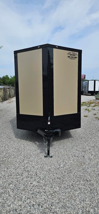 New 2026 Family Trailer 6x12 Tandem Axle Cargo / Enclosed Trailer-Screwless Exterior- Blackout Pkg- Rear Spoiler-Upgraded TORSION Axles