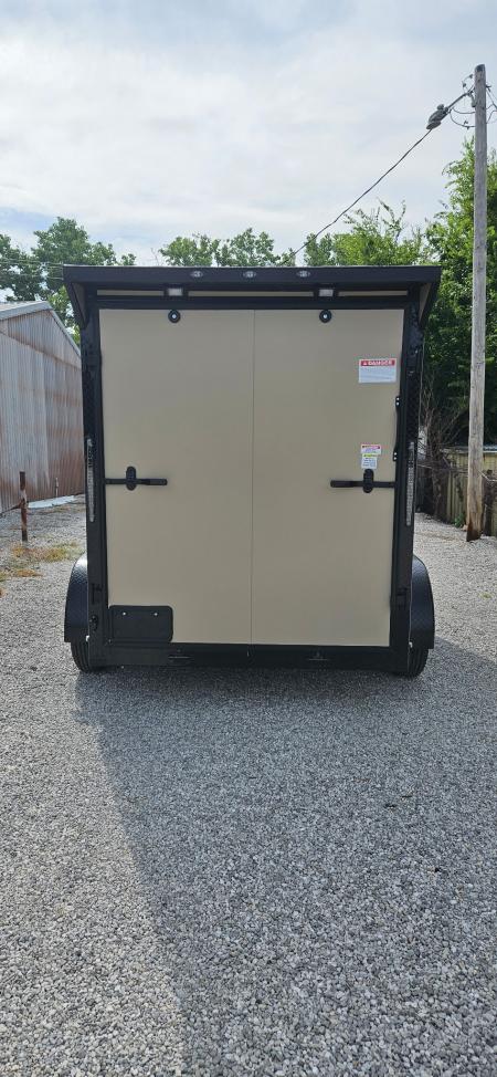 New 2026 Family Trailer 6x12 Tandem Axle Cargo / Enclosed Trailer-Screwless Exterior- Blackout Pkg- Rear Spoiler-Upgraded TORSION Axles
