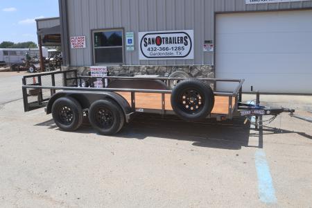 New 2026 Texas Bragg Trailers 77"X14' Pipe Top Utility Trailer