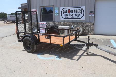 New 2026 Texas Bragg Trailers 5'X8' Square Tubing Top Utility Trailer