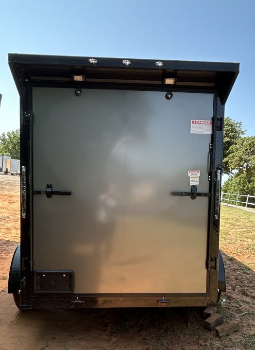 New 2026 Family Trailer 6x12 Tandem Axle Cargo / Enclosed Trailer-Screwless Exterior-Blackout Pkg- Rear Spoiler-Torsion Axle Upgrade