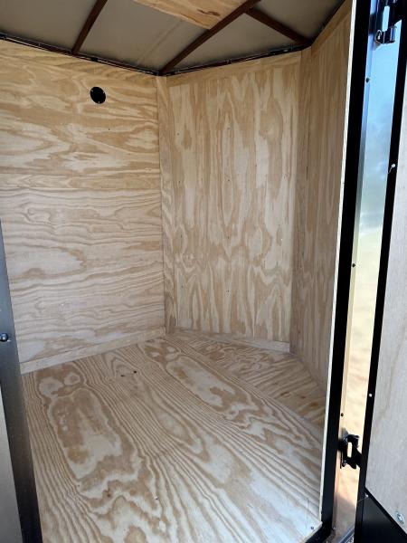 New 2026 Family Trailer 6x12 Tandem Axle Cargo / Enclosed Trailer-Screwless Exterior-Blackout Pkg- Rear Spoiler-Torsion Axle Upgrade