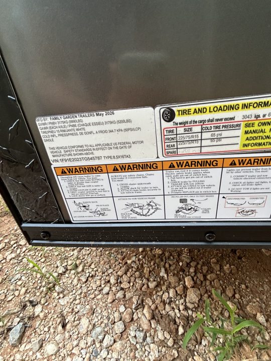 New 2026 Family Trailer 8.5x16 Tandem Axle Cargo / Enclosed Trailer-Screwless Exterior-Blackout Pkg- Rear Spoiler
