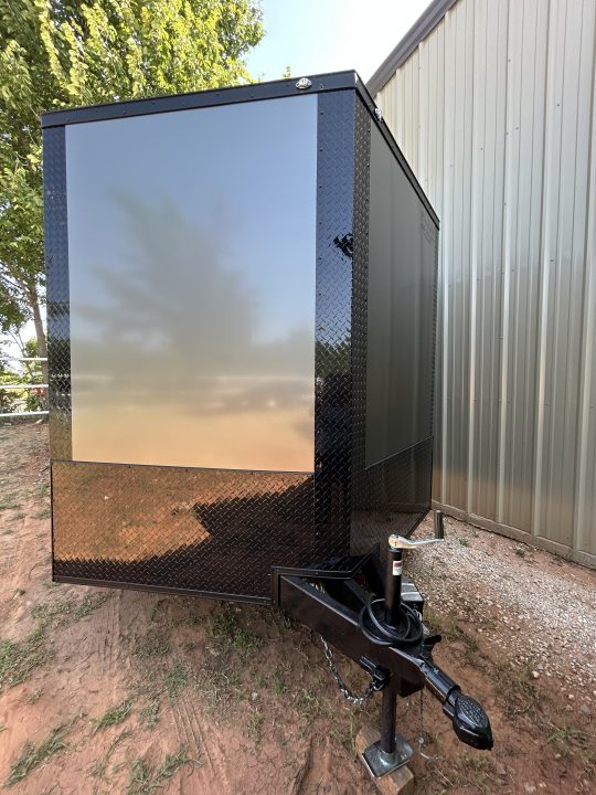 New 2026 Family Trailer 8.5x16 Tandem Axle Cargo / Enclosed Trailer-Screwless Exterior-Blackout Pkg- Rear Spoiler