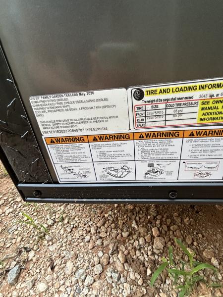 New 2026 Family Trailer 8.5x16 Tandem Axle Cargo / Enclosed Trailer-Screwless Exterior-Blackout Pkg- Rear Spoiler