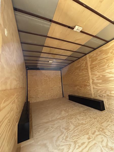 New 2026 Family Trailer 8.5x16 Tandem Axle Cargo / Enclosed Trailer-Screwless Exterior-Blackout Pkg- Rear Spoiler