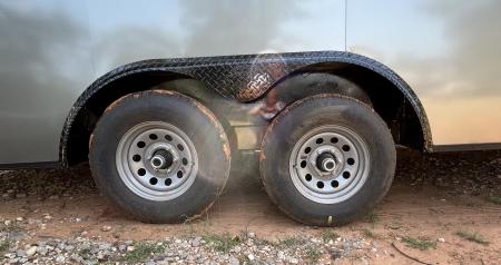 New 2026 Family Trailer 8.5x16 Tandem Axle Cargo / Enclosed Trailer-Screwless Exterior-Blackout Pkg- Rear Spoiler